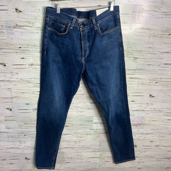 Rag & Bone Standard Issue Blue Skinny Leg Jeans size 38 - Picture 1 of 8